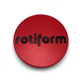 ROTIFORM 2.36"SNAP IN CAP-RED W/BLK LOGO by Rotiform