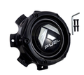 FUEL MATTE BLACK CAP (8X6.5/8X170 SHORT)