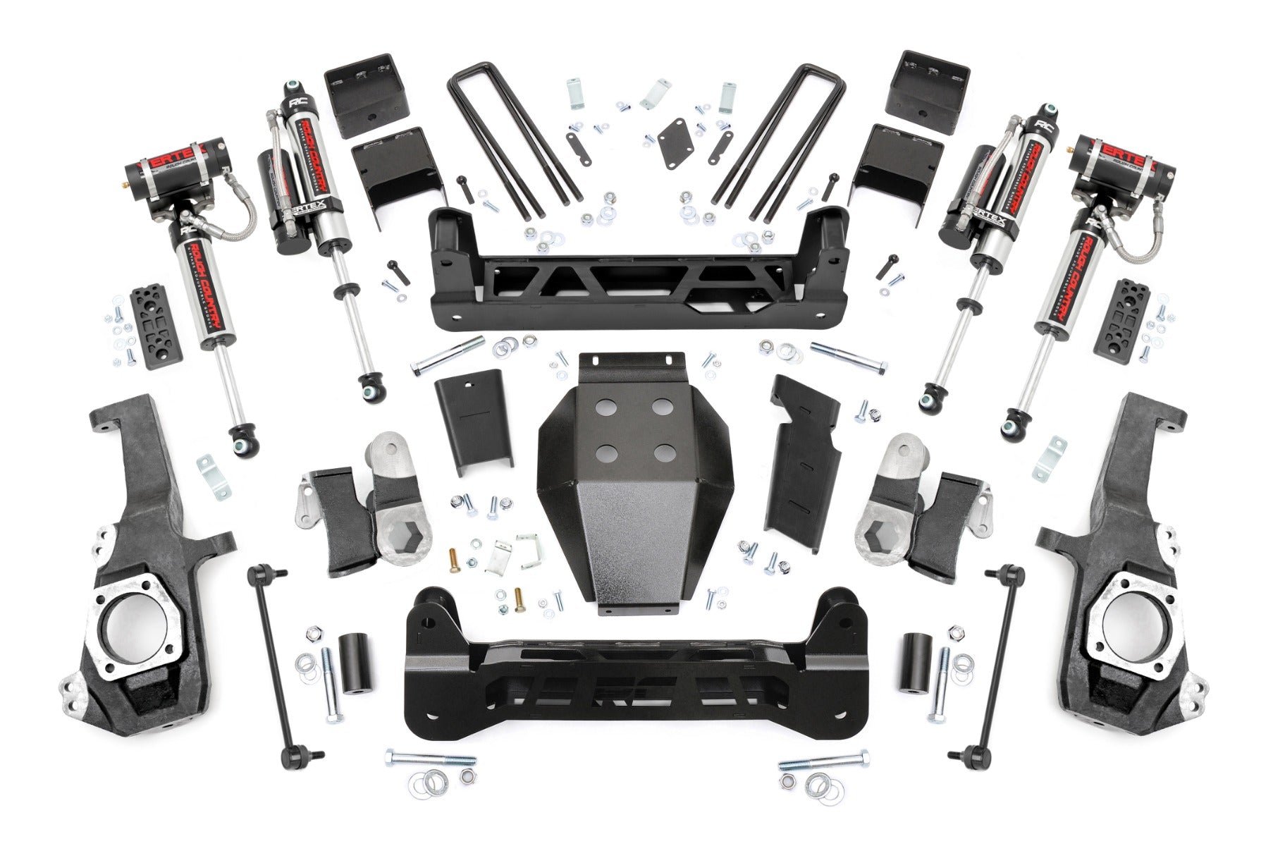 5 Inch Lift Kit | NTD | Vertex Shocks | w/ Overloads | Chevy/GMC 2500HD/3500HD (20-26) by Rough Country