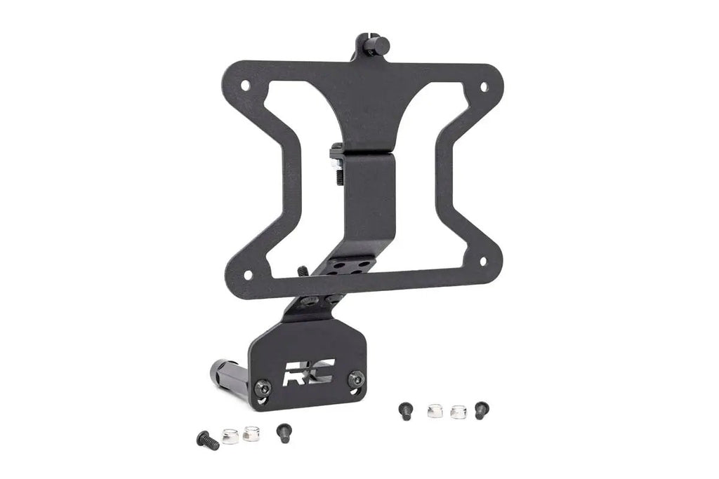 License Plate Relocation Bracket | Jeep Wrangler JK/Wrangler Unlimited (07-18) by Rough Country
