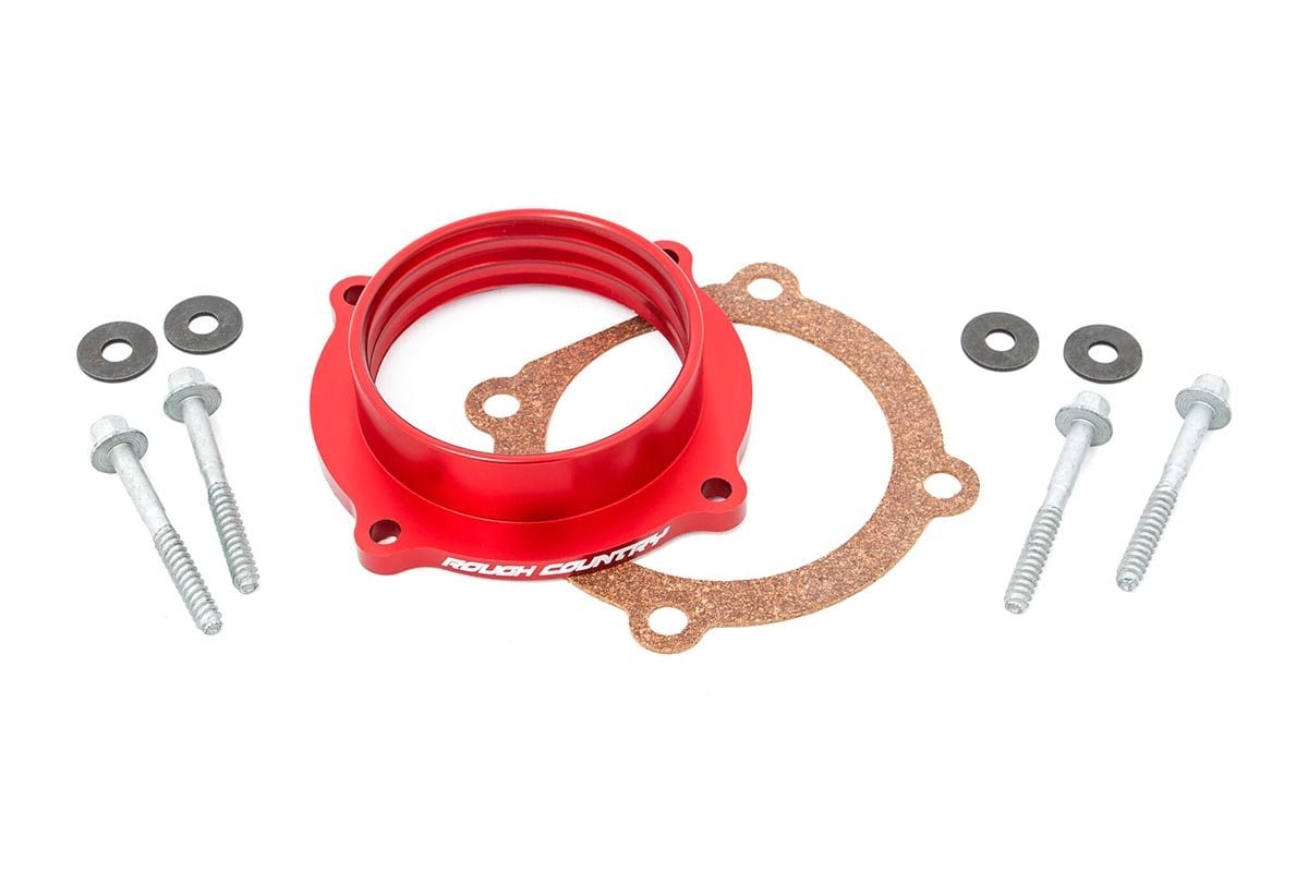 3.6L Throttle Body Spacer Kit | Jeep Gladiator JT/Wrangler JK & JL/Wrangler Unlimited 4WD by Rough Country