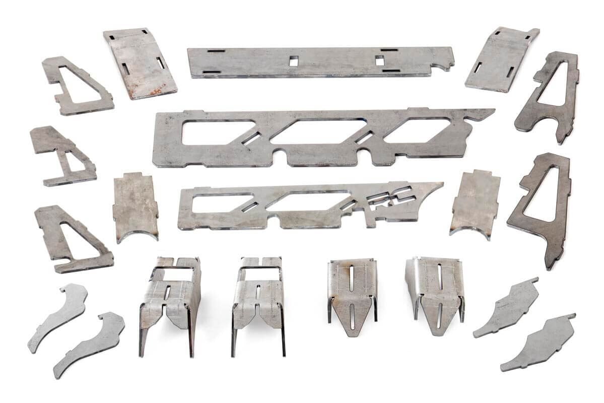 Axle Truss and C-Gusset | Combo | Dana 30 | Jeep Wrangler JK/Wrangler Unlimited (07-18) by Rough Country