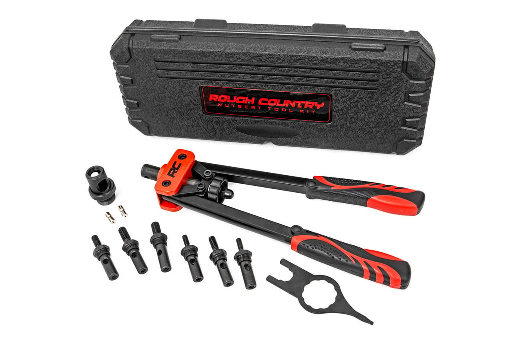 Nutsert Toolkit - 10 Piece System W/Quick Change Mandrel Set by Rough Country