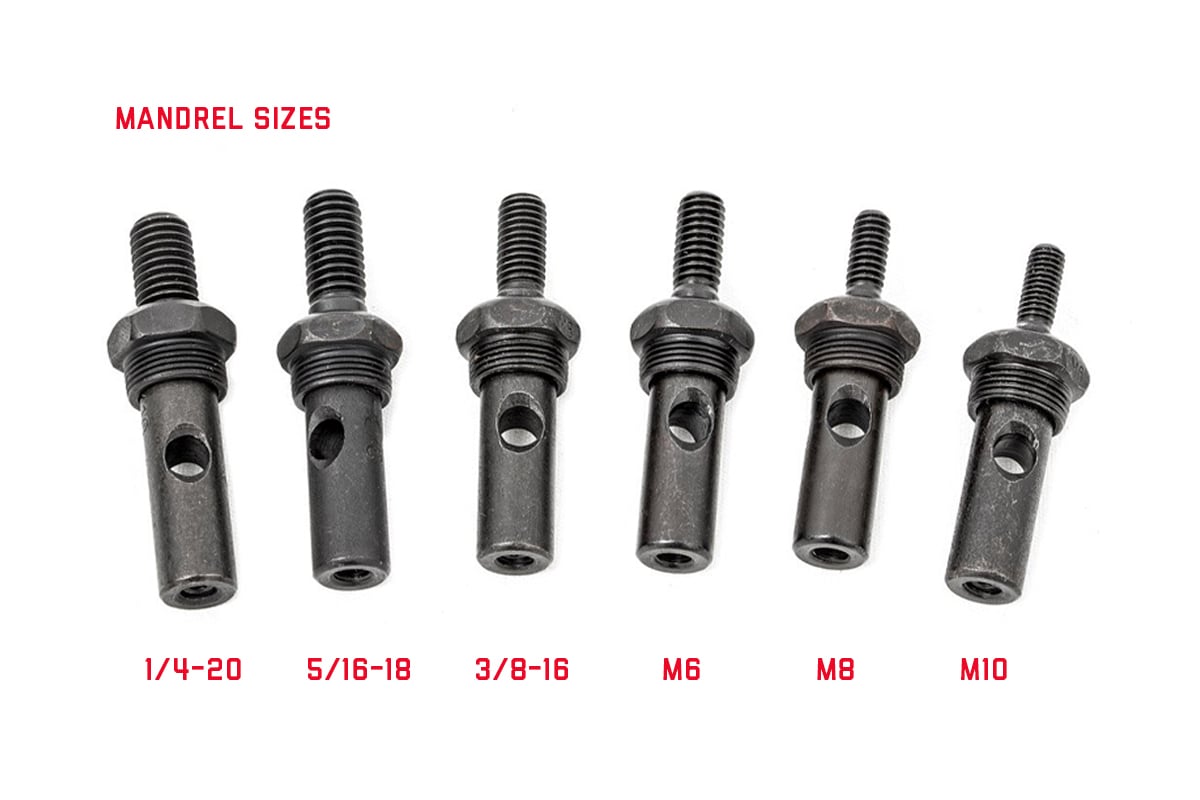 Nutsert Toolkit - 10 Piece System W/Quick Change Mandrel Set by Rough Country