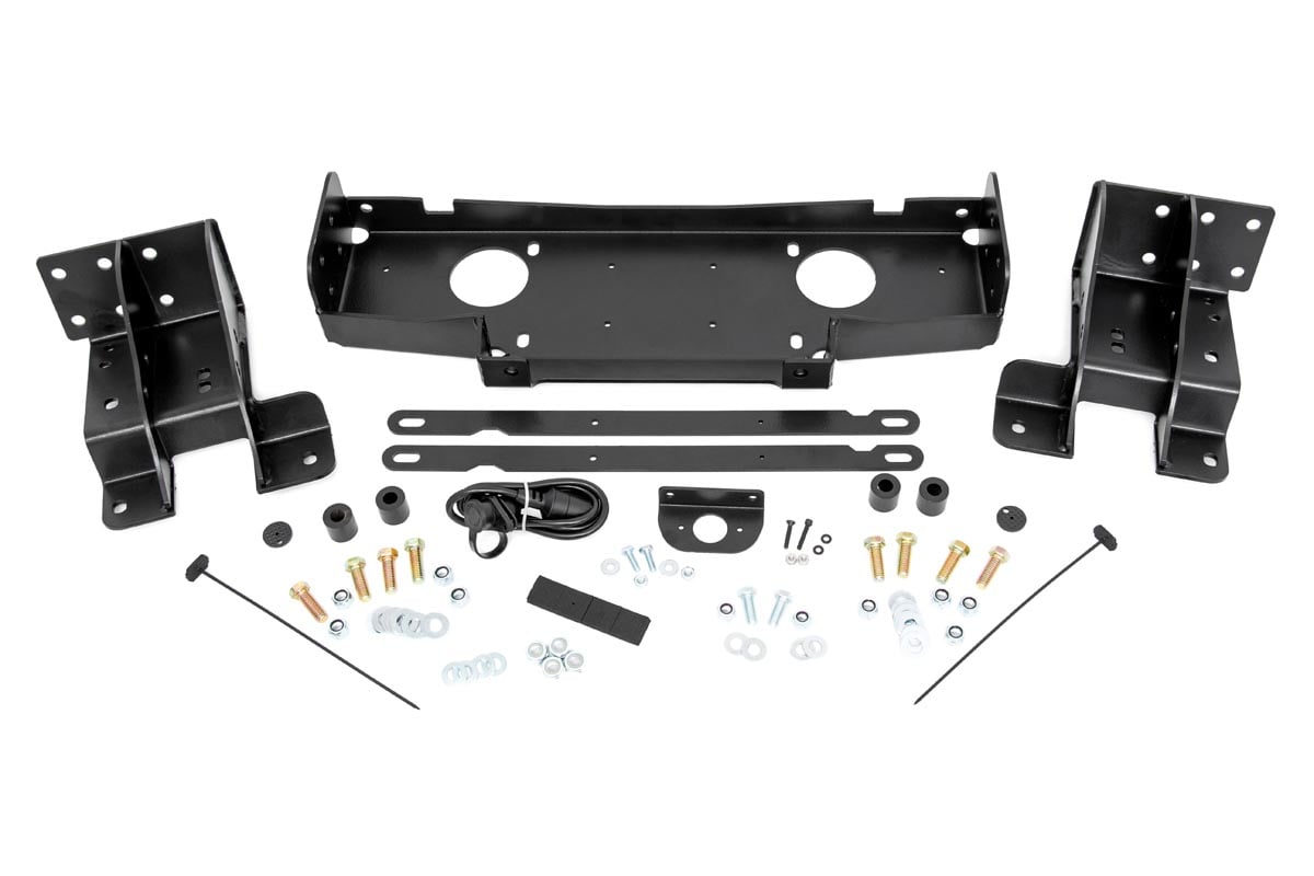 Hidden Winch Mount | Jeep Grand Cherokee WK2 4WD (2014-2020) by Rough Country