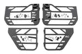 Tubular Doors | Front and Rear | Jeep Gladiator JT/Wrangler JL 4WD (18-26) by Rough Country