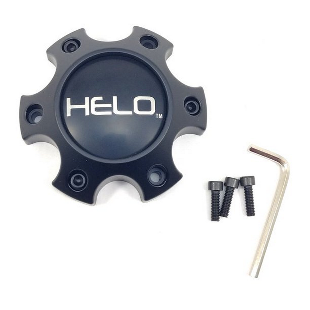HELO CAP 6X4.5/120 SATIN BLACK by Helo