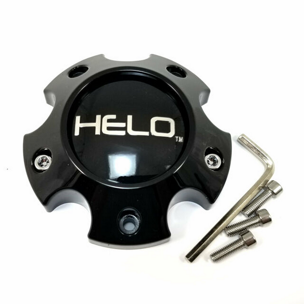 HELO CAP 5X4.5/5 LUG H34 - GLOSS BLACK by Helo