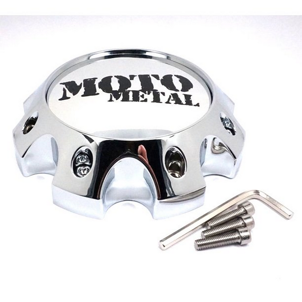 MOTO MO975 CAP CHROME 8 LUG by Moto Metal