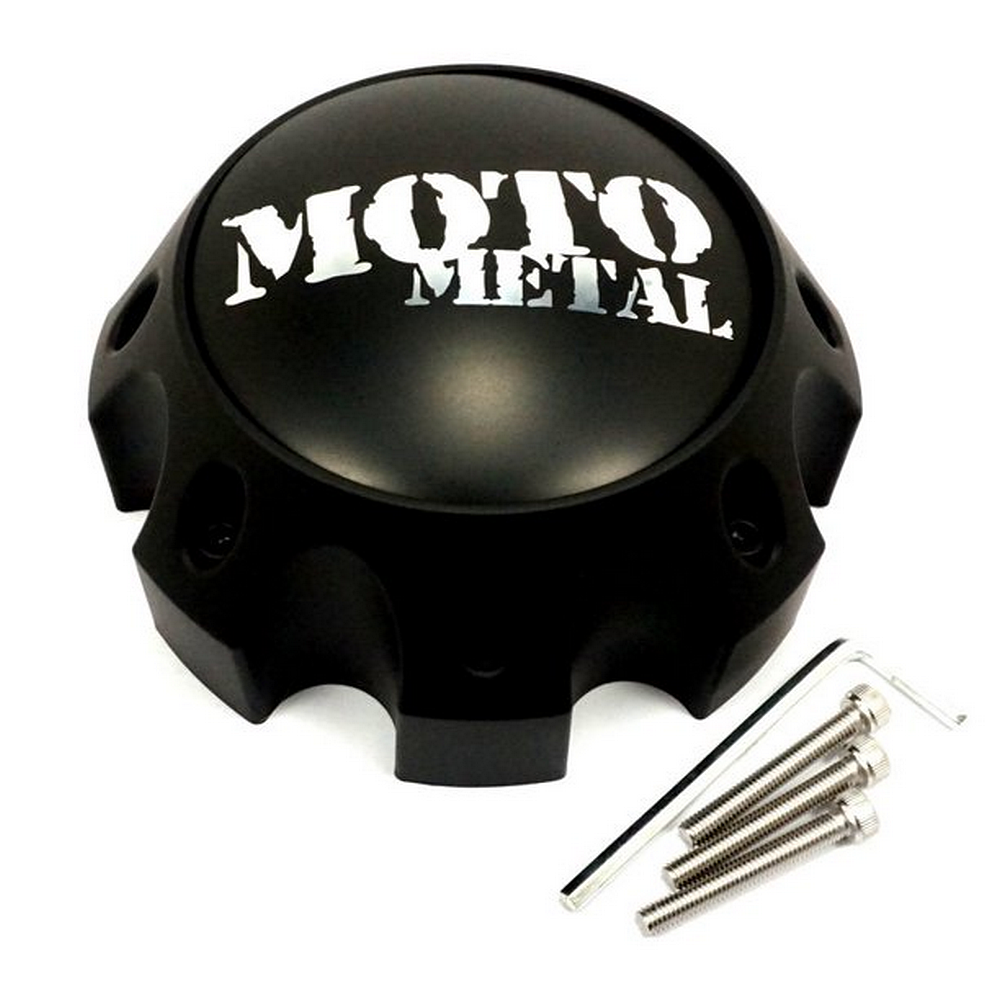 MO967/968 CAP SATIN BLACK 8 LUG by Moto Metal