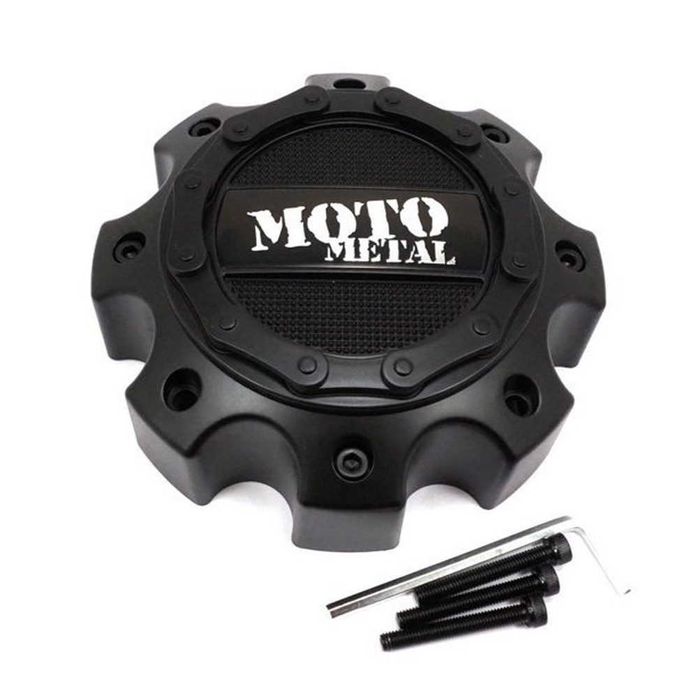 MO971/MO972 CAP SATIN BLACK 8-LUG by Moto Metal