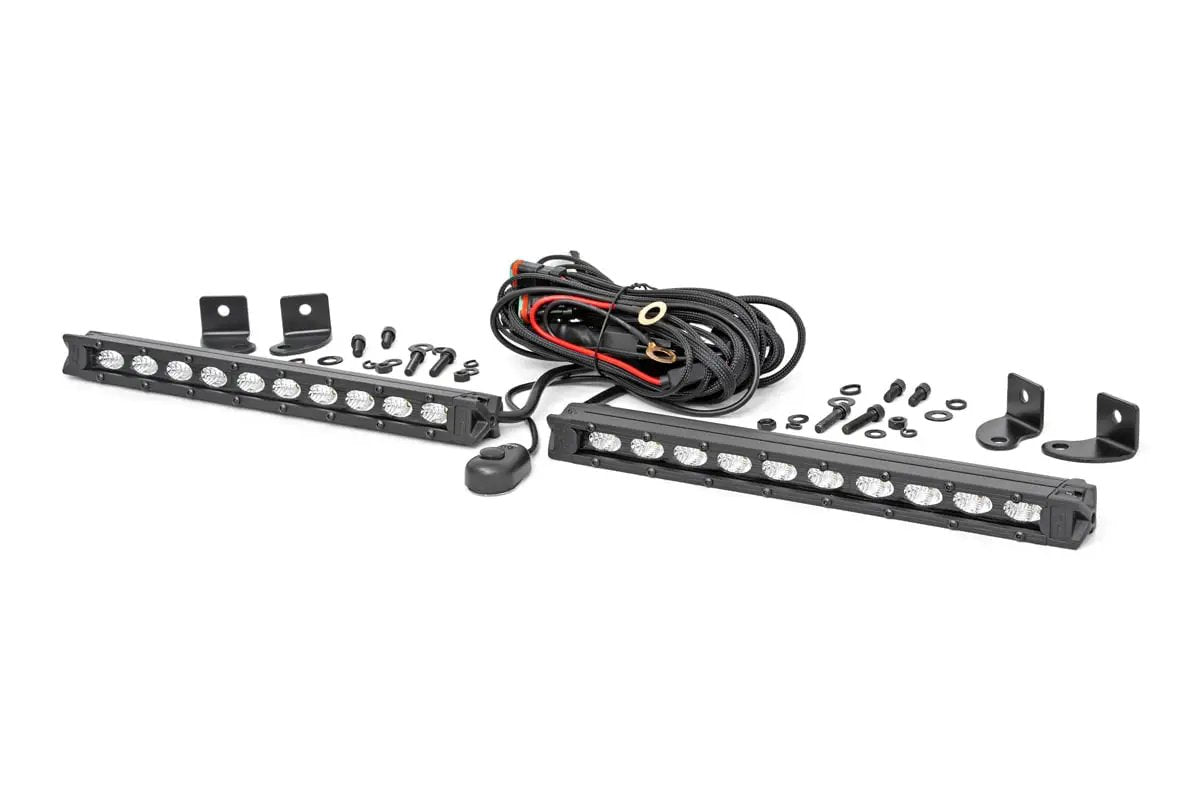 10 Inch Black Series LED Light Bar | Slim Line| Pair by Rough Country