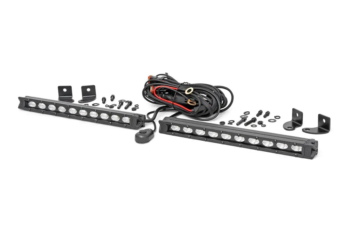 10 Inch Black Series LED Light Bar | Slim Line| Pair by Rough Country