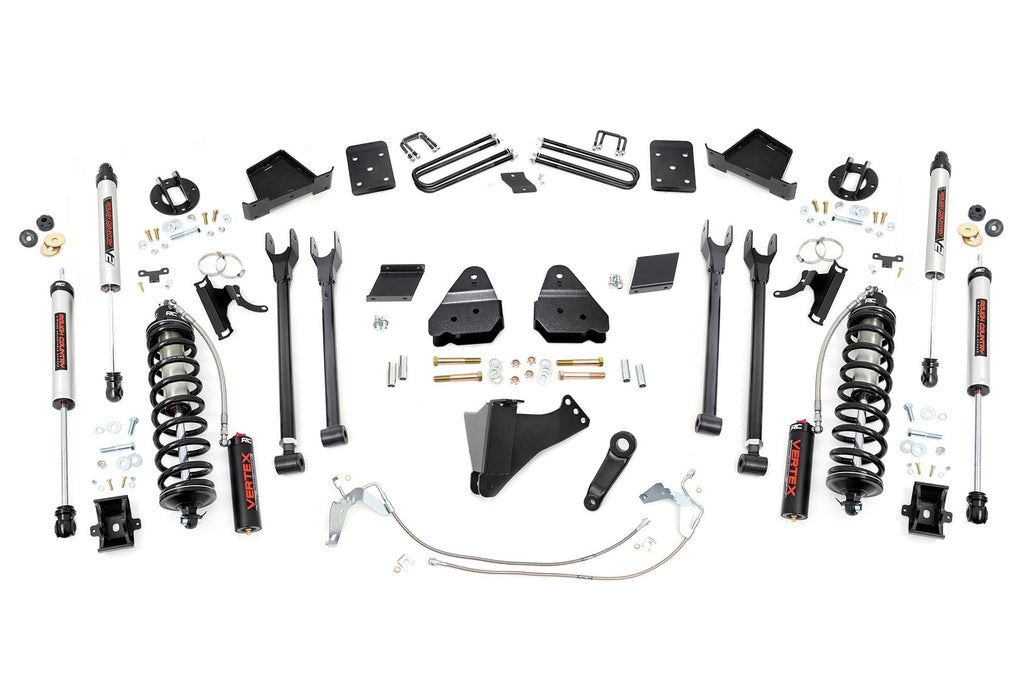 6 Inch Lift Kit | 4-Link | No OVLD | C/O V2 | Ford F-250 Super Duty (11-14) by Rough Country