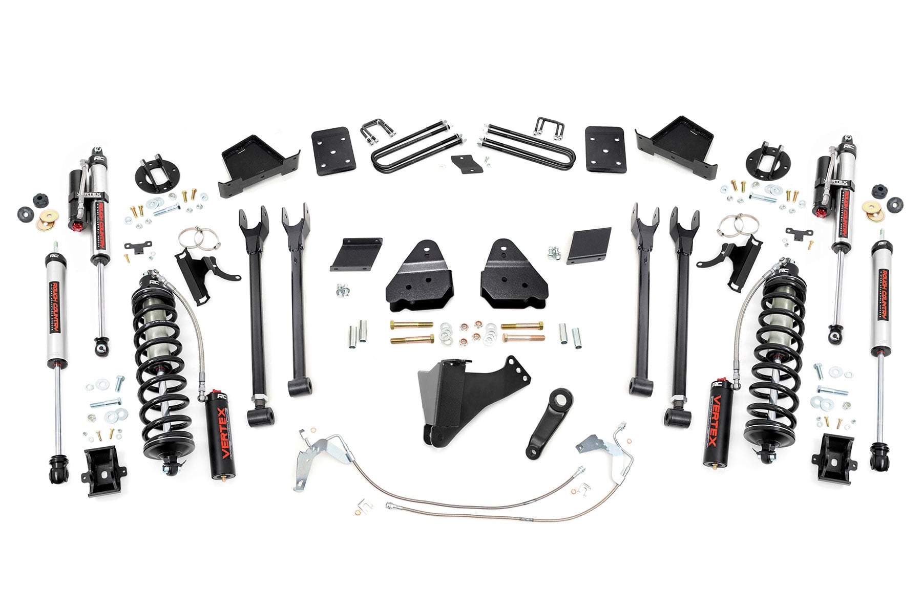 6 Inch Lift Kit | 4-Link | No OVLD | C/O Vertex | Ford F-250 Super Duty (11-14) by Rough Country