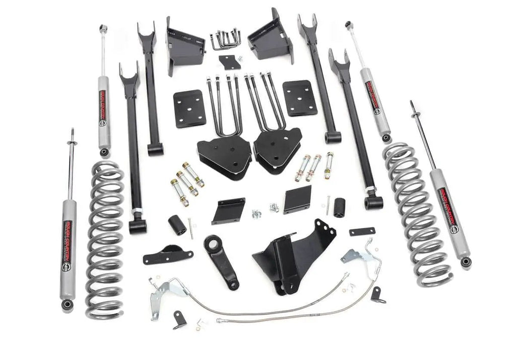 6 Inch Lift Kit | 4-Link | OVLD | Ford F-250 Super Duty 4WD (2011-2014) by Rough Country