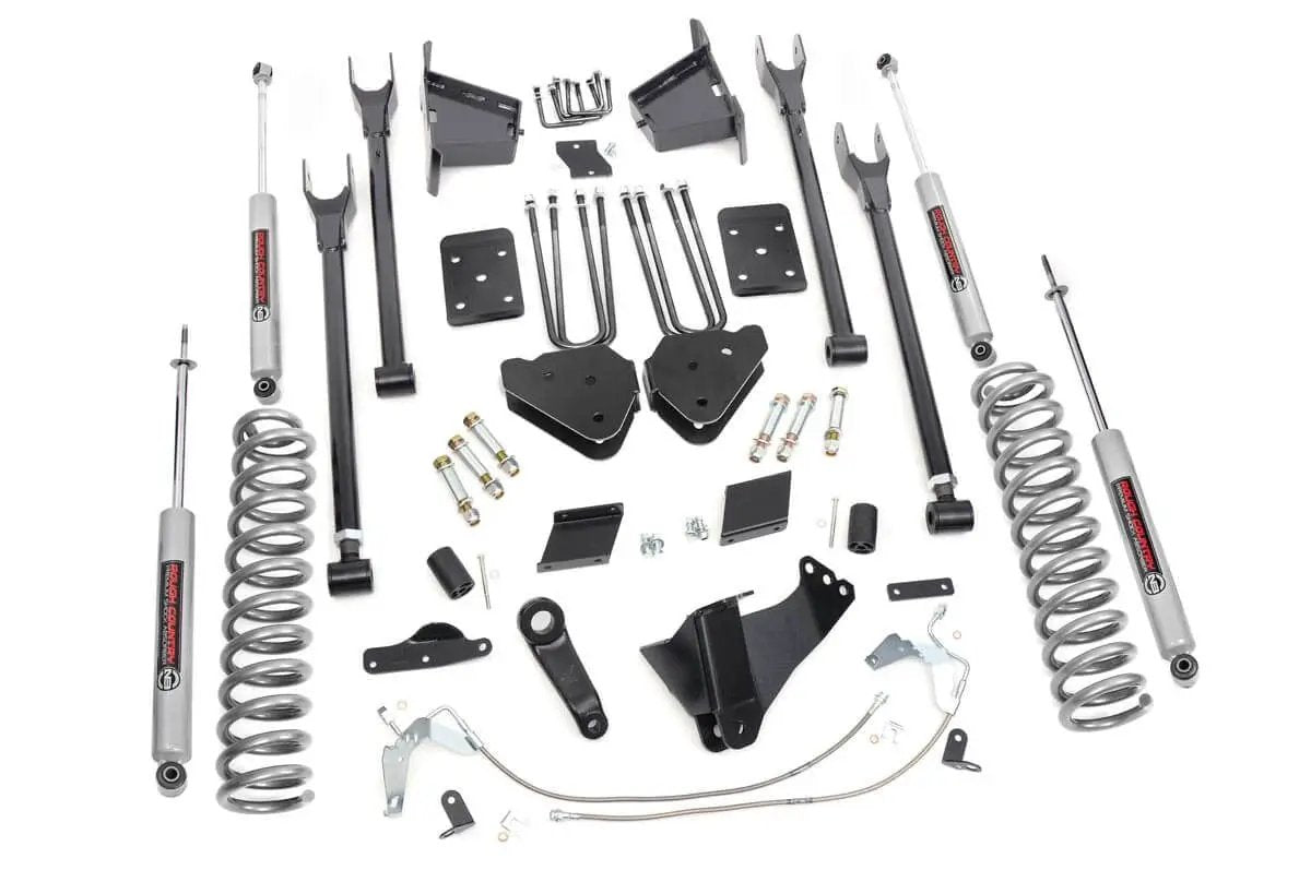 6 Inch Lift Kit | 4 Link | OVLD | Ford F-250 Super Duty 4WD (2015-2016) by Rough Country
