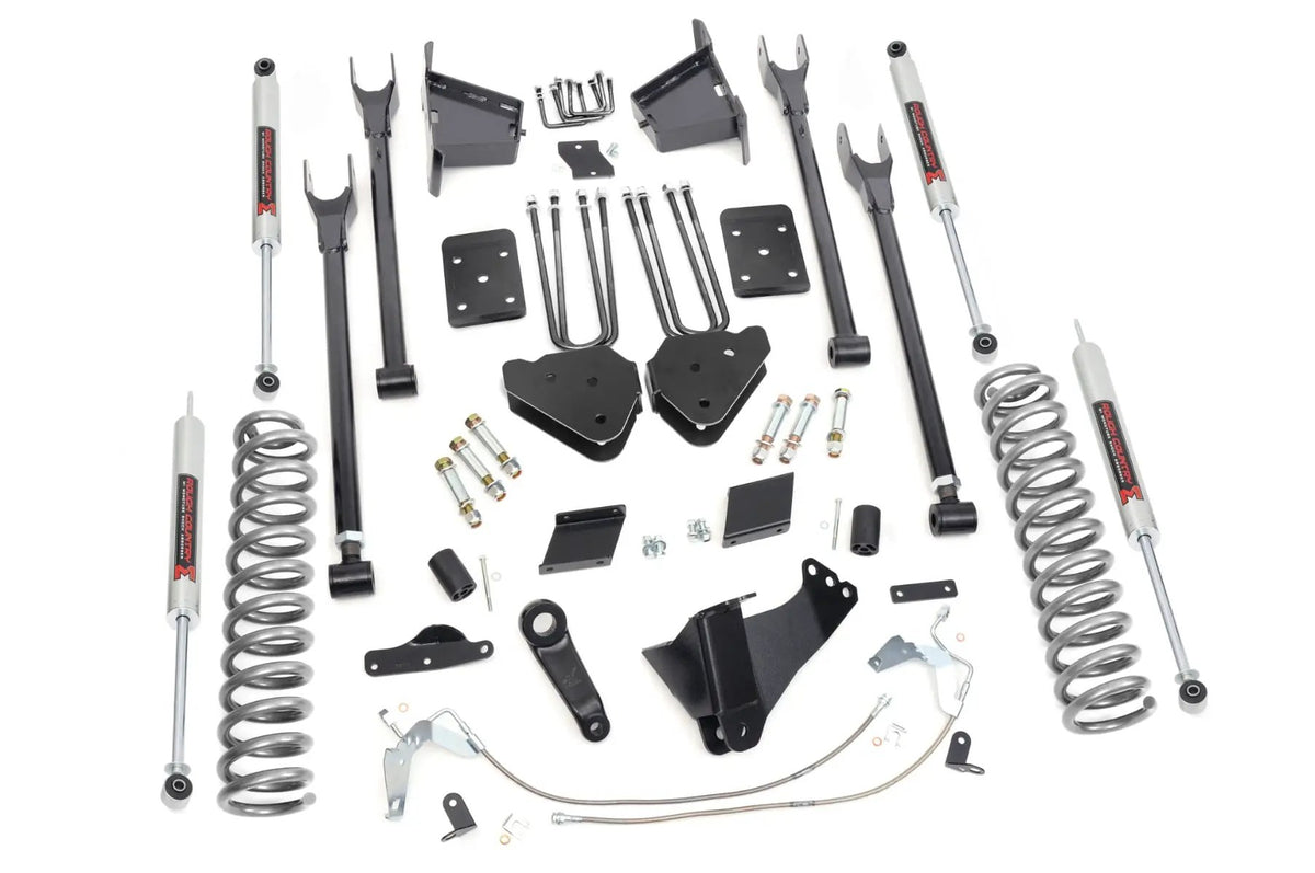 6 Inch Lift Kit | 4-Link | OVLD | M1 | Ford F-250 Super Duty 4WD (2011-2014) by Rough Country