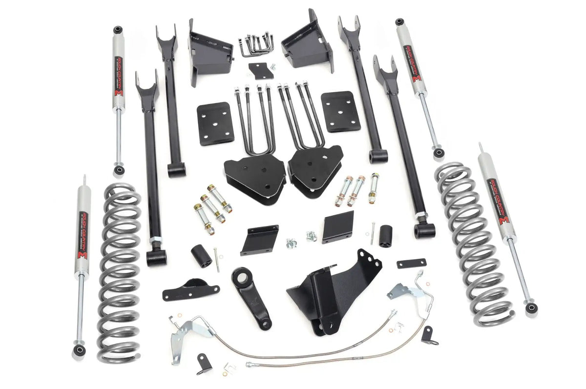 6 Inch Lift Kit | 4-Link | OVLD | M1 | Ford F-250 Super Duty 4WD (2011-2014) by Rough Country