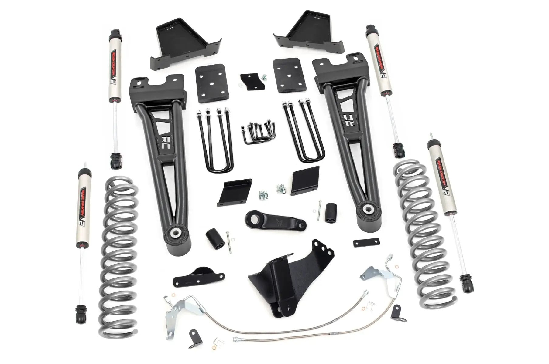 6 Inch Lift Kit | Diesel | Radius Arm | OVLD | V2 | Ford F-250 Super Duty (15-16) by Rough Country