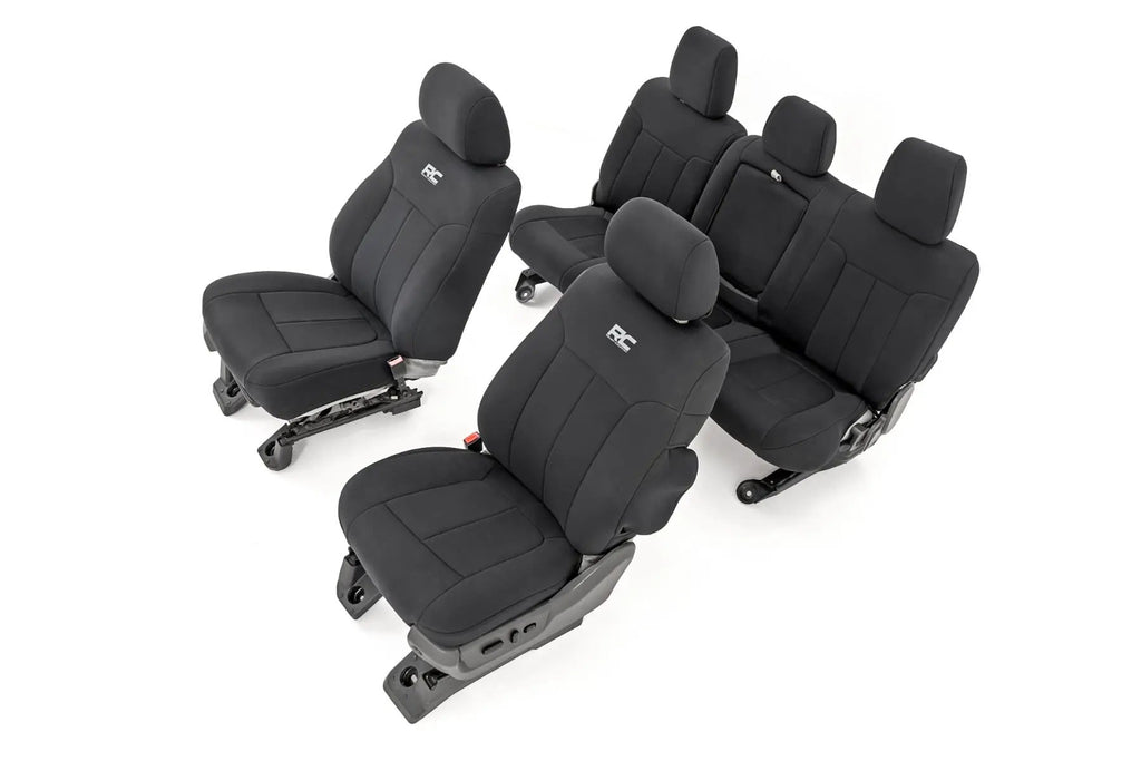 Seat Covers | Front and Rear | Ford F-250/F-350 Super Duty 2WD/4WD (11-16) by Rough Country