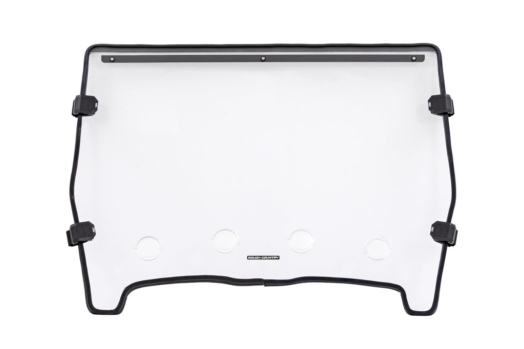 Vented Full Windshield | Scratch Resistant | John Deere Gator XUV 625/Gator XUV 850 by Rough Country