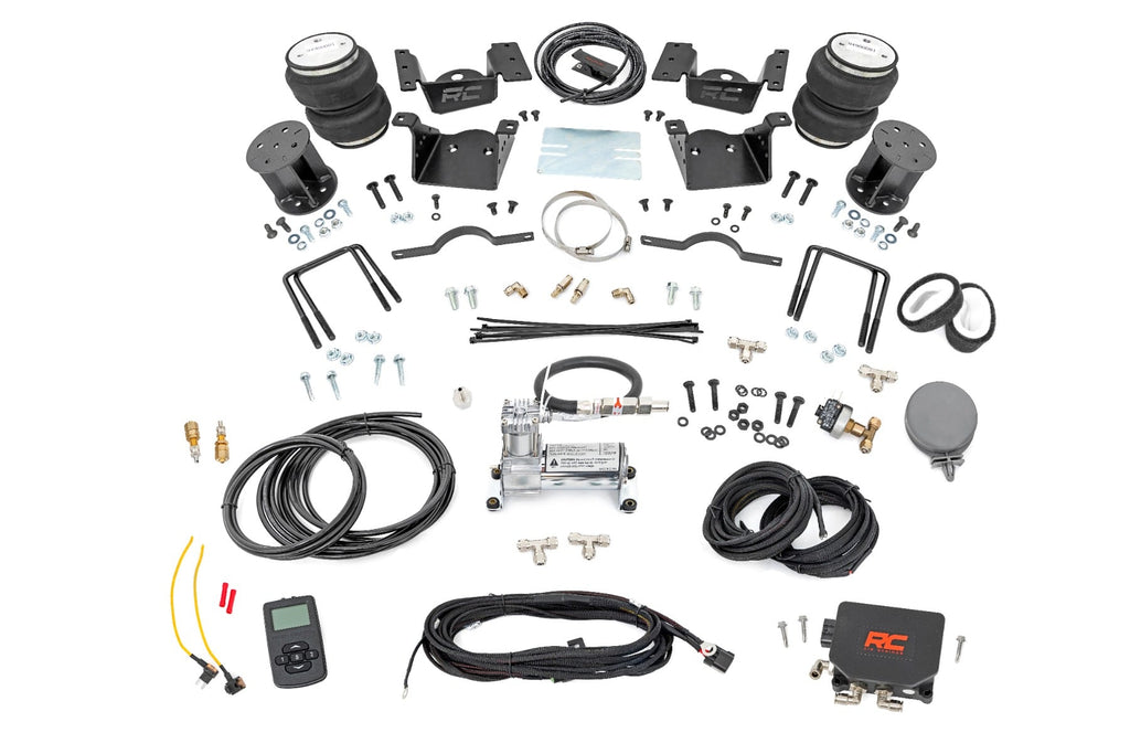 Air Spring Kit w/compressor | Wireless Controller | 7.5 Inch Lift Kit | Chevy/GMC 2500HD/3500HD (11-19) by Rough Country
