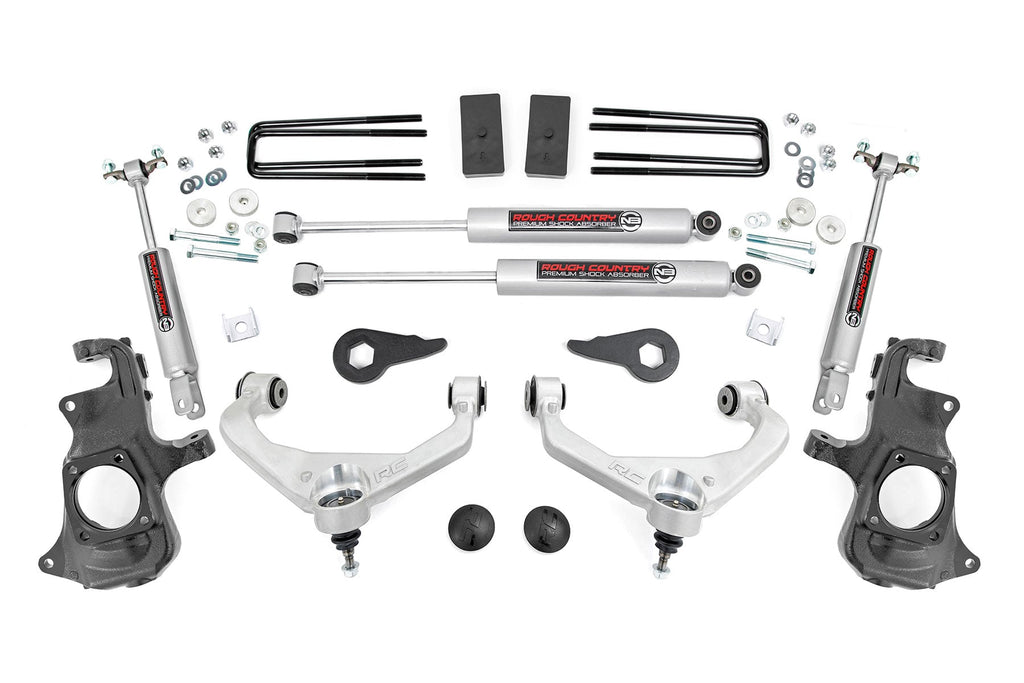 3.5 Inch Lift Kit | Knuckle | w/ Overloads | Chevy/GMC 2500HD/3500HD (11-19) by Rough Country