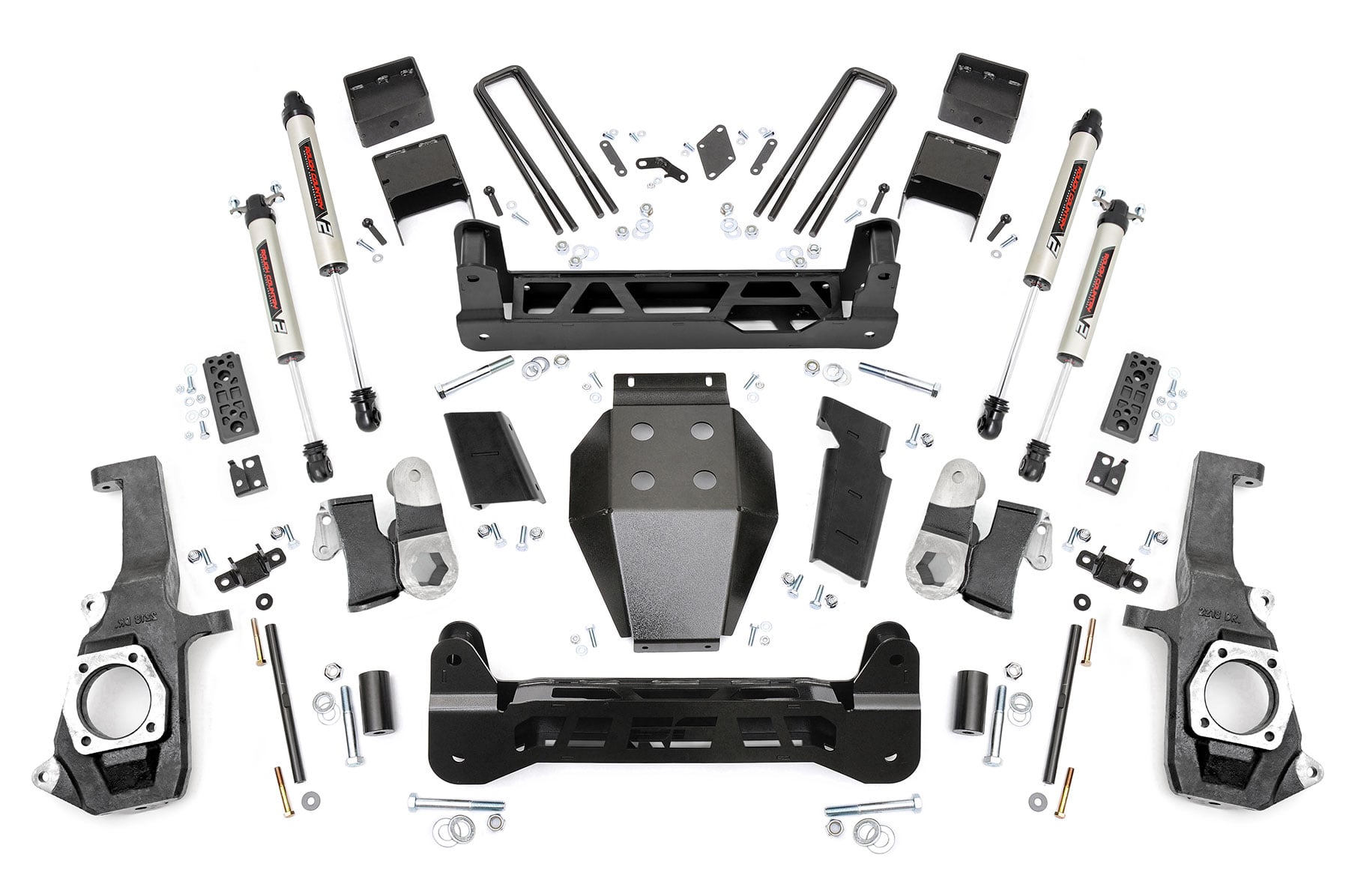5 Inch Lift Kit | NTD | V2 | Chevy/GMC 2500HD/3500HD (11-19) by Rough Country
