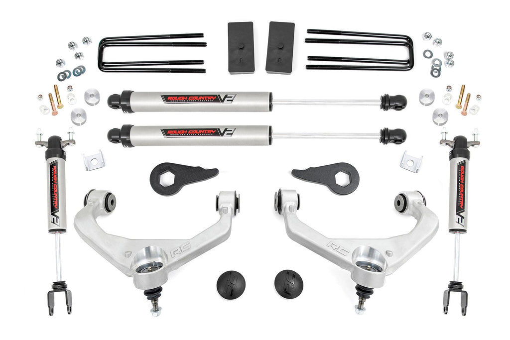 3.5 Inch Lift Kit | V2 | Chevy/GMC 2500HD/3500HD (11-19) by Rough Country