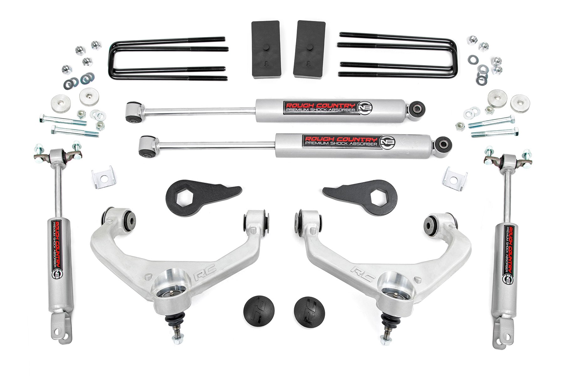 3.5 Inch Lift Kit | Chevy/GMC 2500HD/3500HD 2WD/4WD (11-19) by Rough Country