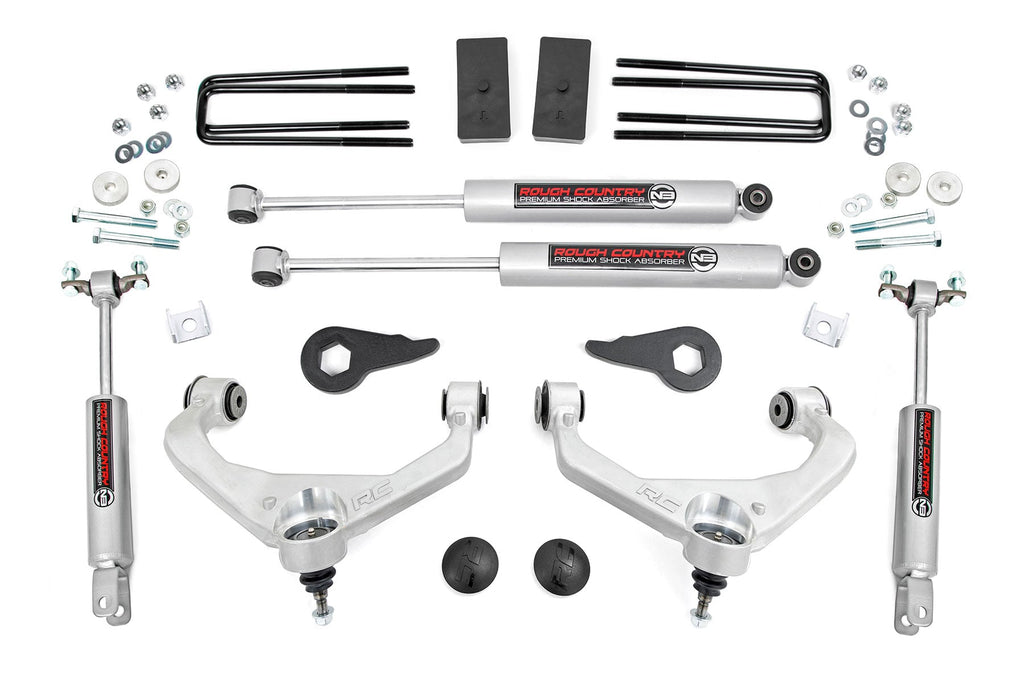 3.5 Inch Lift Kit | w/ Overloads | Chevy/GMC 2500HD/3500HD (11-19) by Rough Country