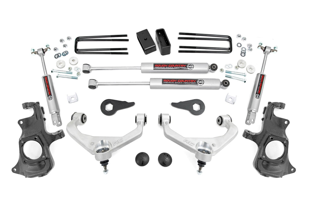 3.5 Inch Lift Kit | Knuckle | w/ Overloads | Chevy/GMC 2500HD/3500HD (11-19) by Rough Country