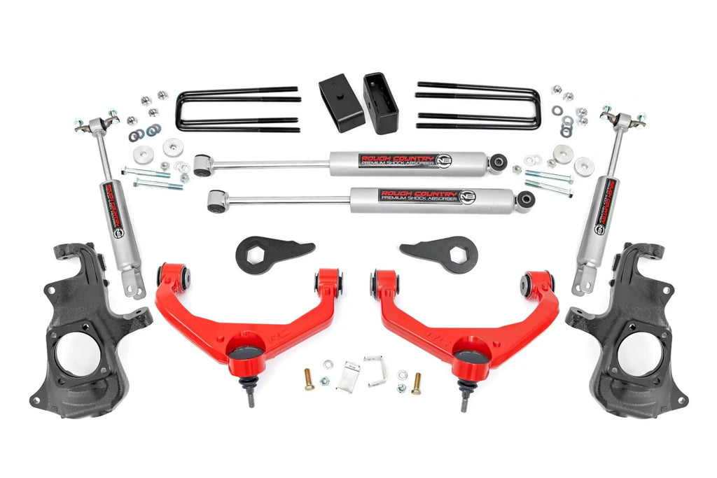 3.5 Inch Lift Kit | Knuckle | w/ Overloads | Chevy/GMC 2500HD/3500HD (11-19) by Rough Country