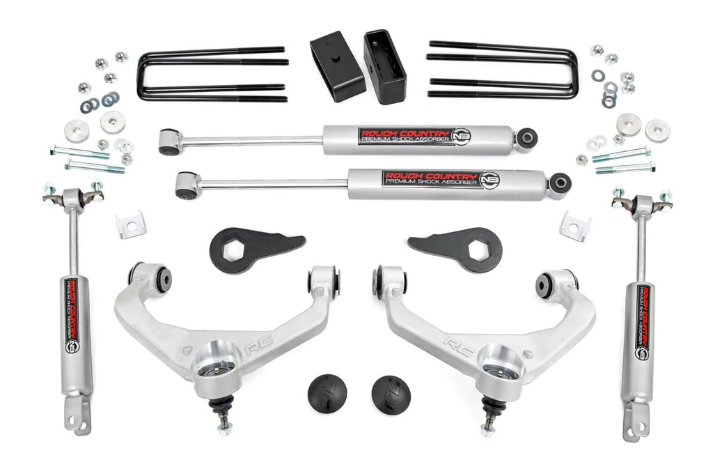 3.5 Inch Lift Kit | w/ Overloads | Chevy/GMC 2500HD/3500HD (11-19)