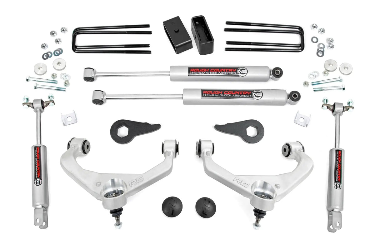 3.5 Inch Lift Kit | w/ Overloads | Chevy/GMC 2500HD/3500HD (11-19)