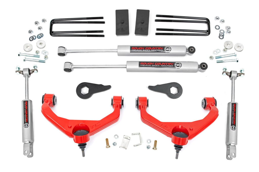 3.5 Inch Lift Kit | w/ Overloads | Chevy/GMC 2500HD/3500HD (11-19) by Rough Country