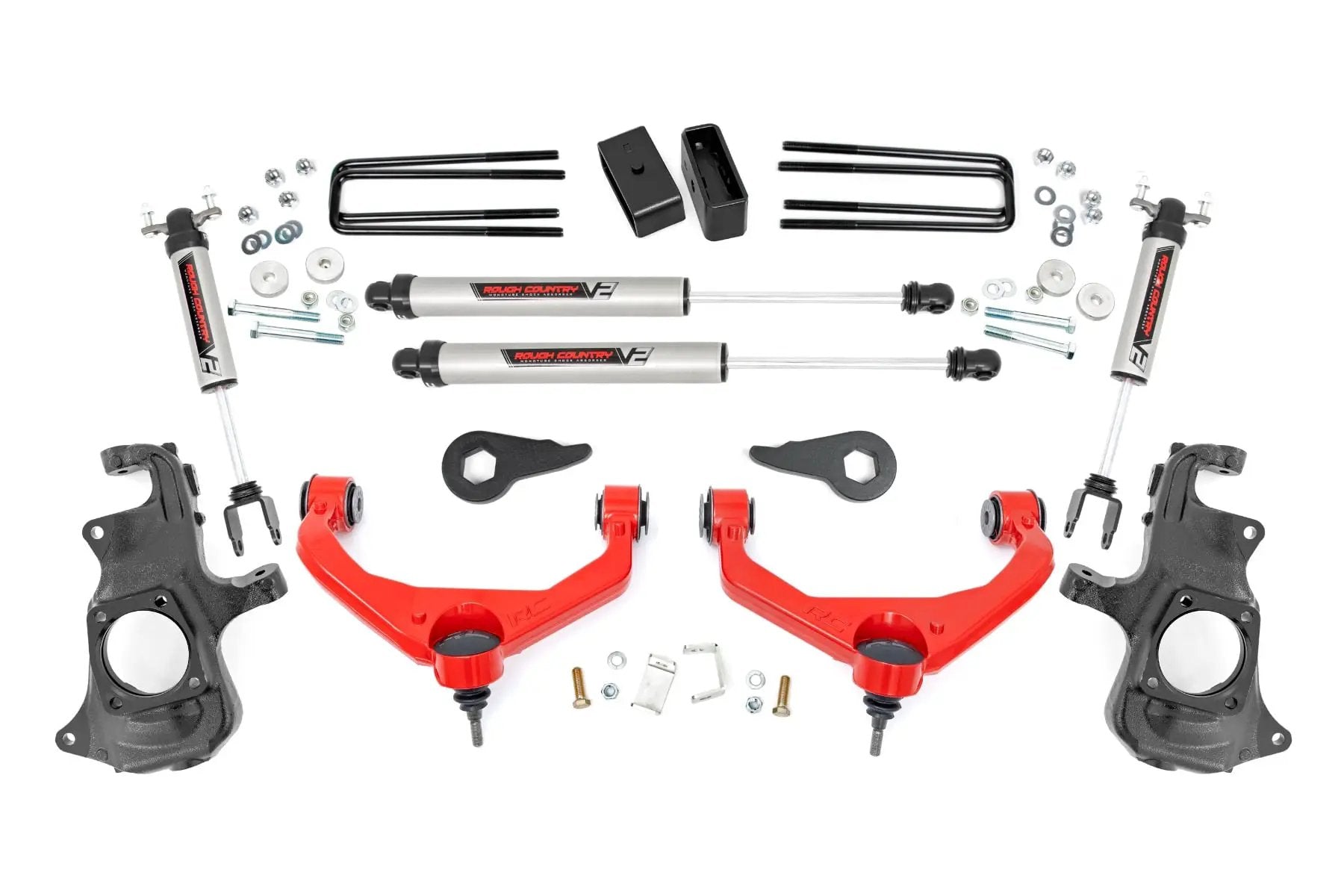 3.5 Inch Knuckle Lift Kit | V2 | w/ Overloads | Chevy/GMC 2500HD/3500HD (11-19) by Rough Country