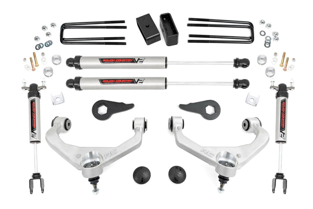 3.5 Inch Lift Kit | V2 | w/ Overloads | Chevy/GMC 2500HD/3500HD (11-19) by Rough Country