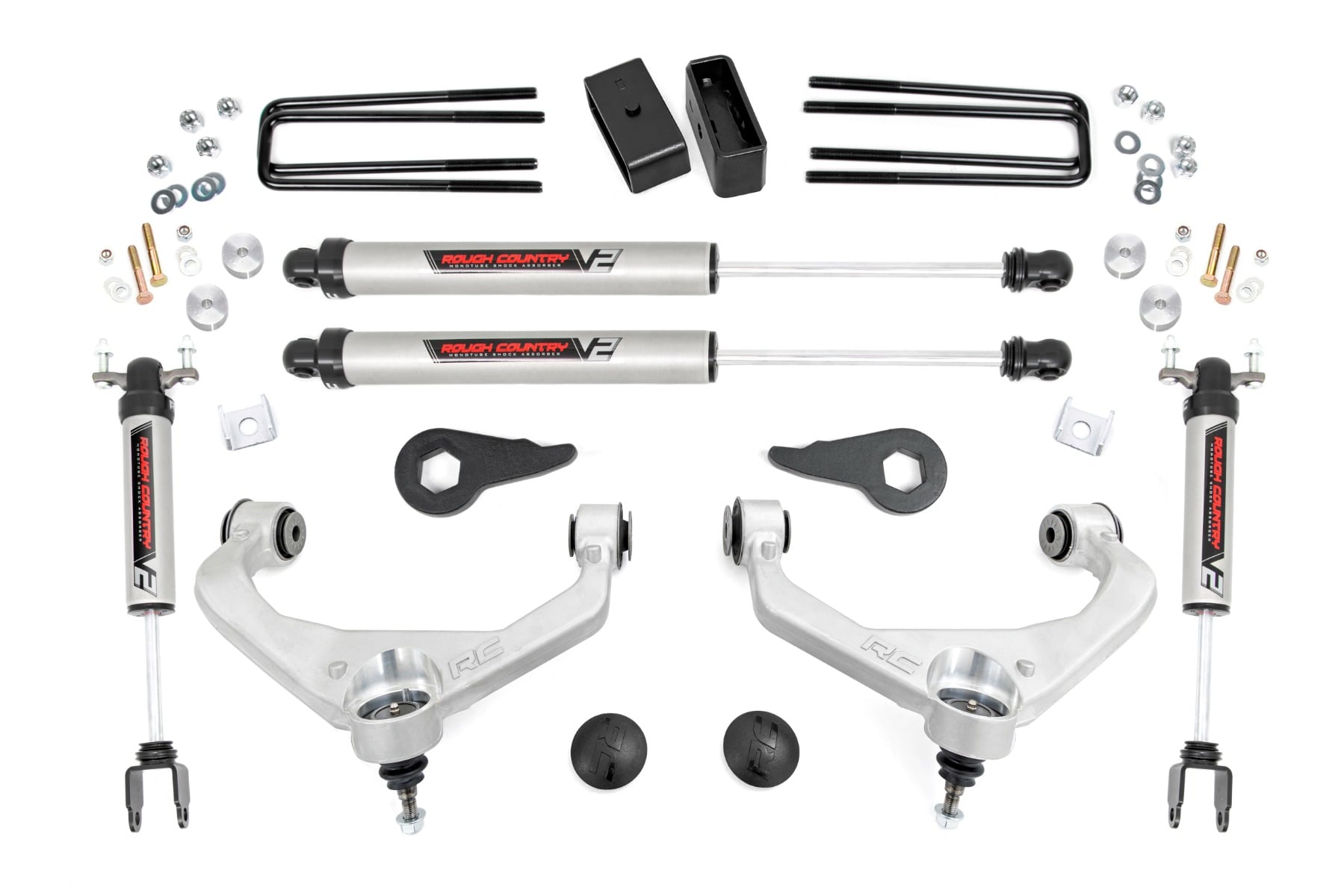 3.5 Inch Lift Kit | V2 | w/ Overloads | Chevy/GMC 2500HD/3500HD (11-19) by Rough Country