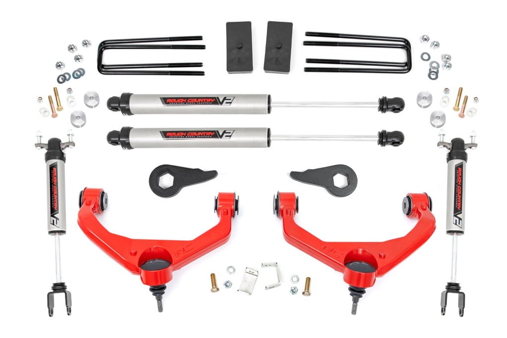 3.5 Inch Lift Kit | V2 | Chevy/GMC 2500HD/3500HD (11-19) by Rough Country