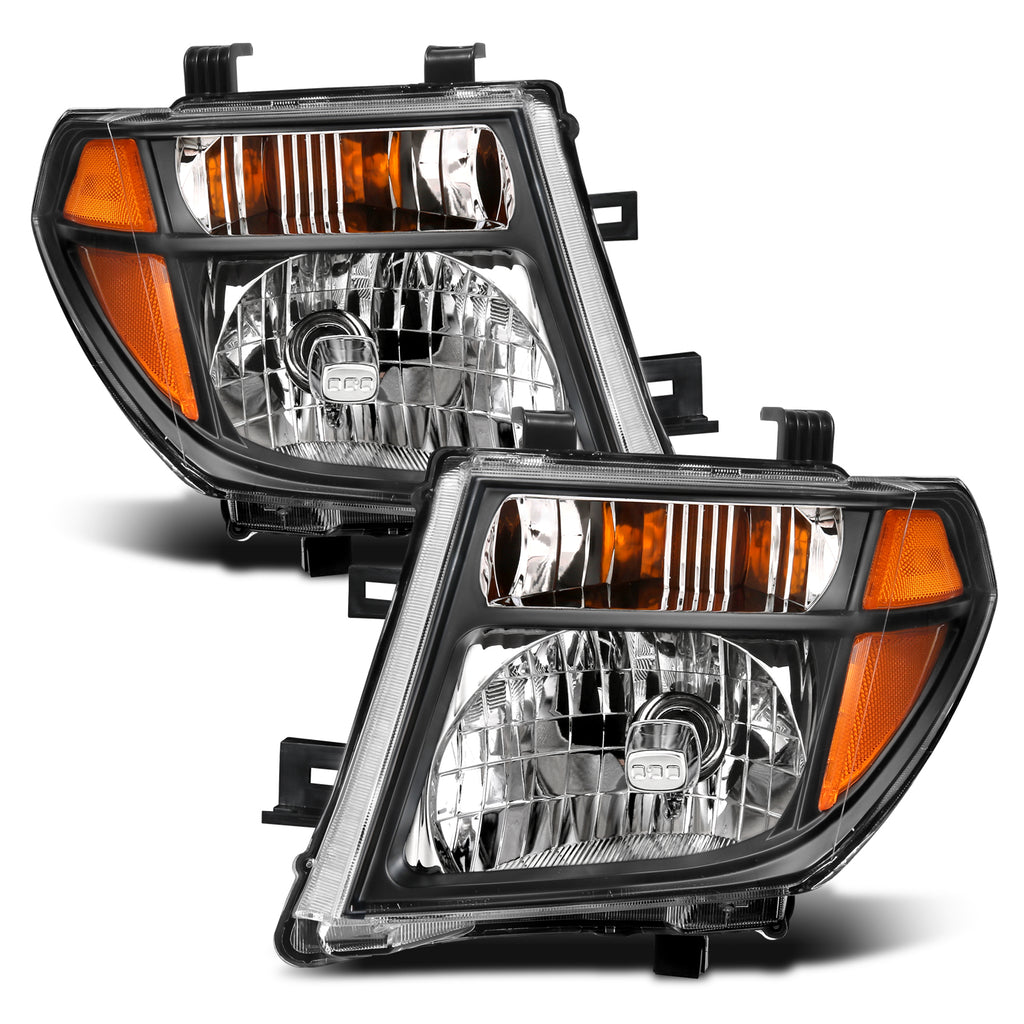 Crystal Headlight Black Amber by ANZO USA