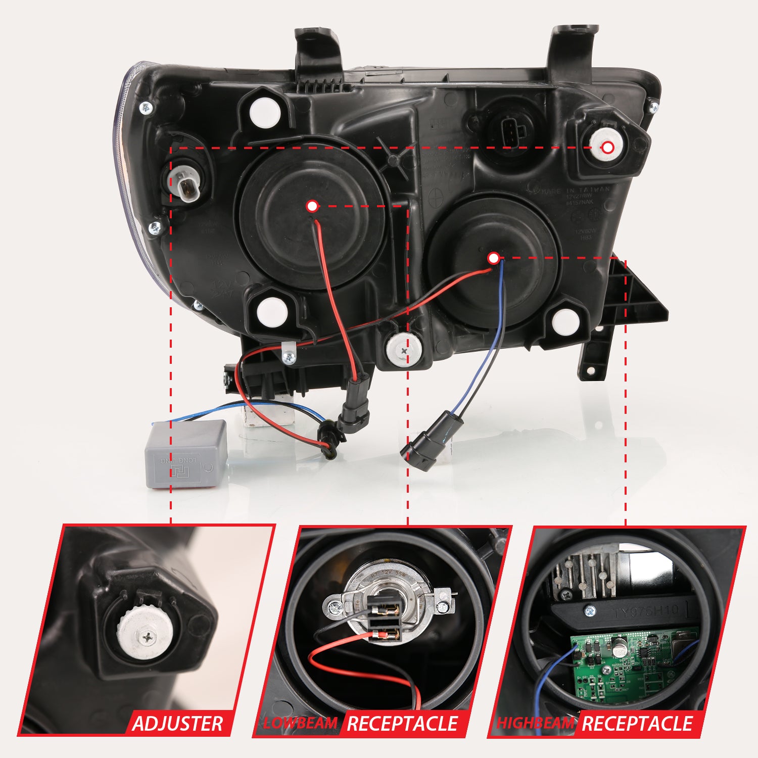 Projector Headlight by ANZO USA