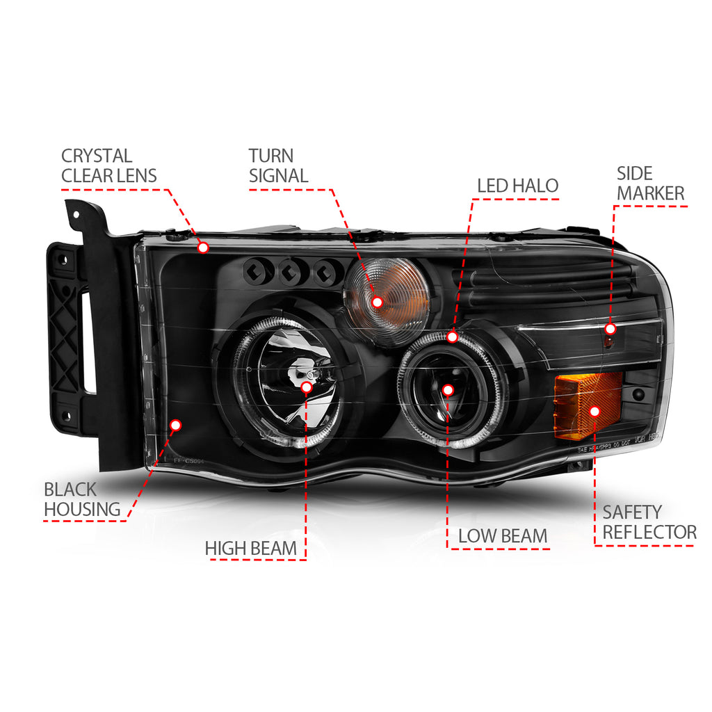 Projector Headlight by ANZO USA