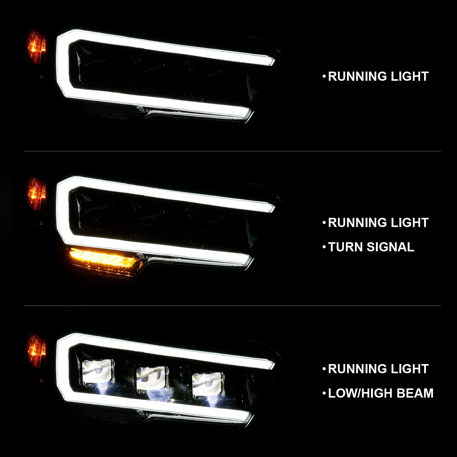 LED Projector Headlight by ANZO USA