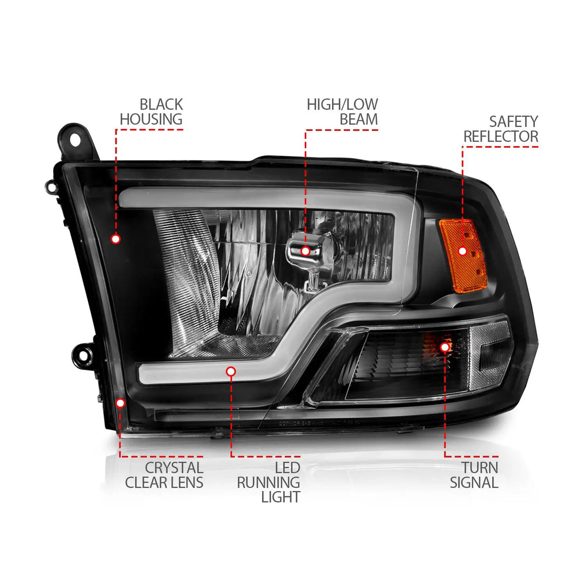 Headlight Assembly by ANZO USA