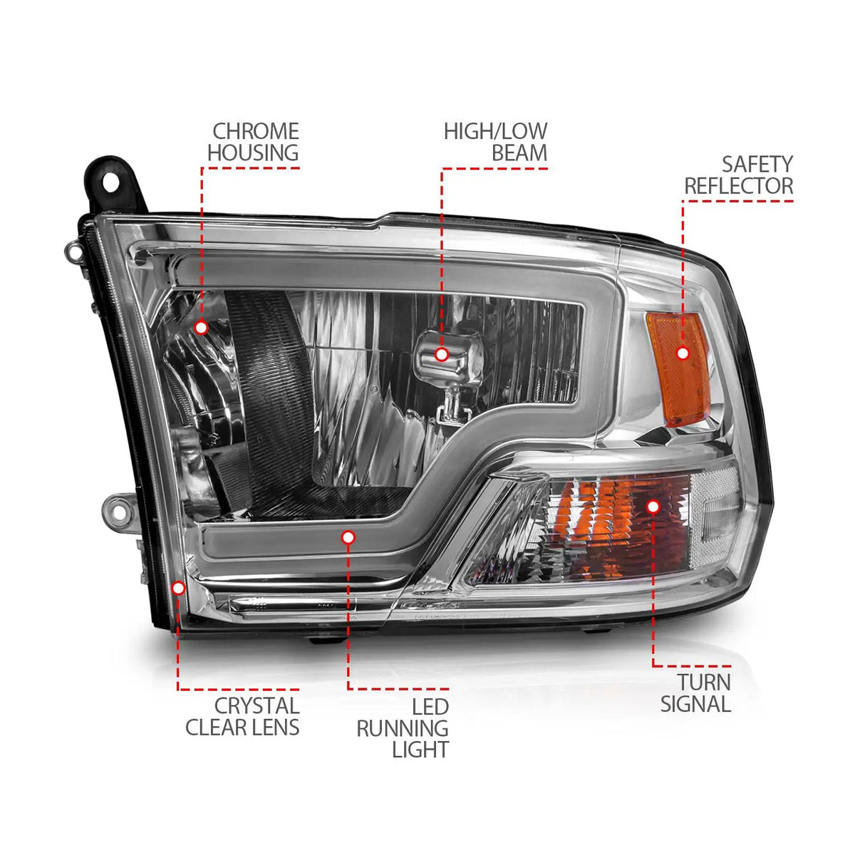 Headlight Assembly by ANZO USA