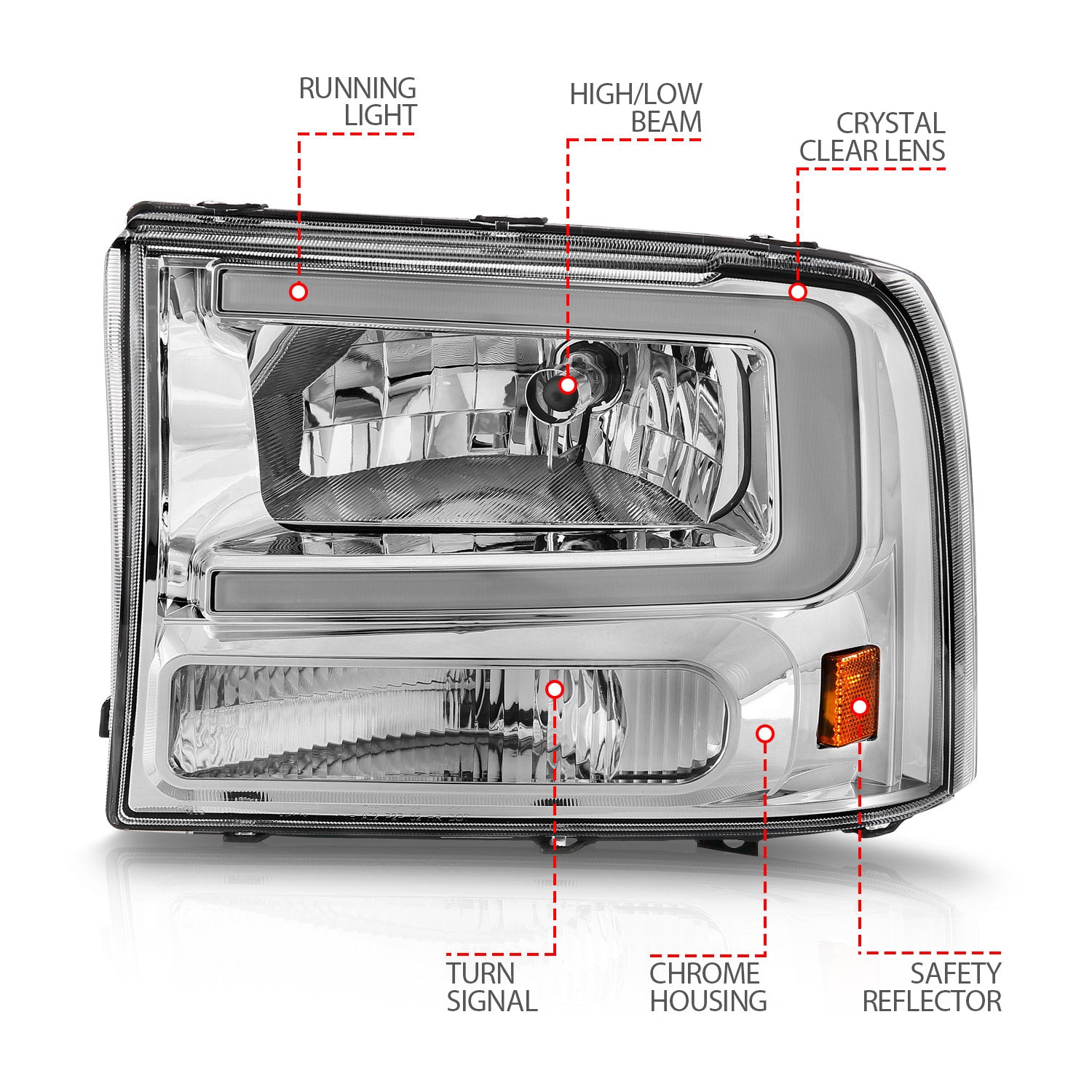 Headlight Assembly by ANZO USA