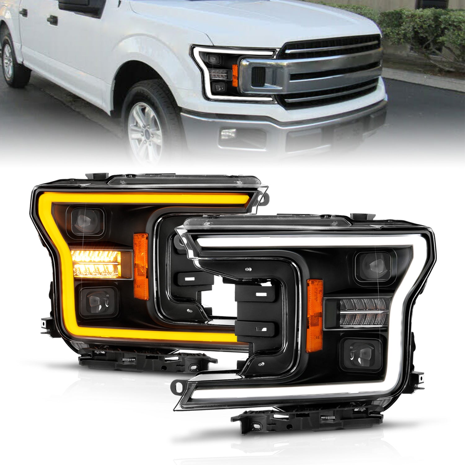 LED Projector Headlight by ANZO USA