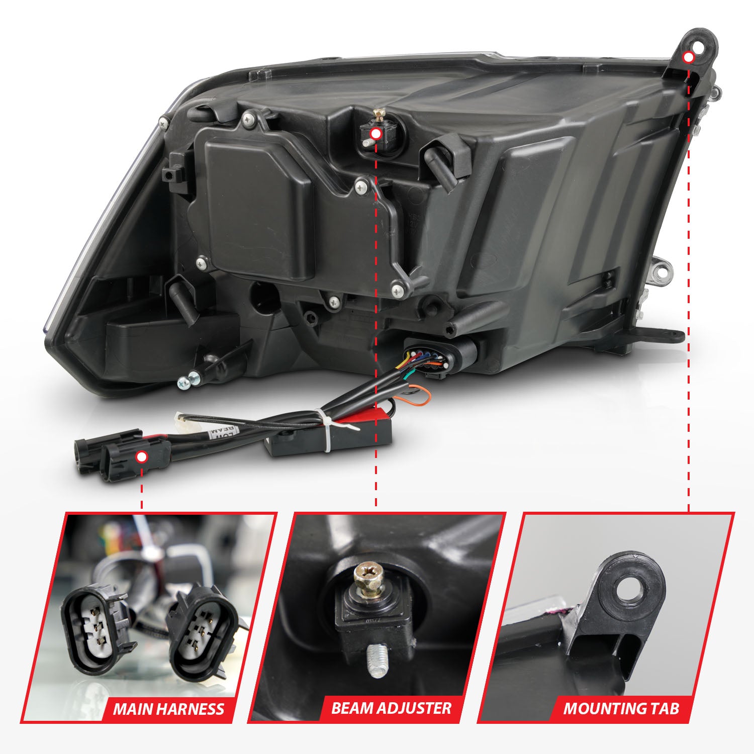 Projector Headlight by ANZO USA